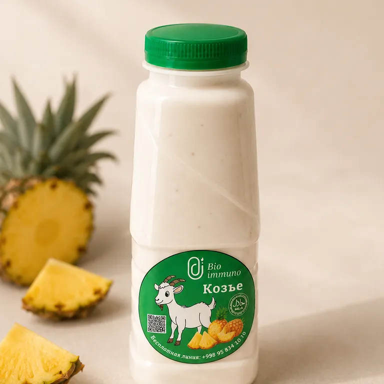 Ananasli yogurt